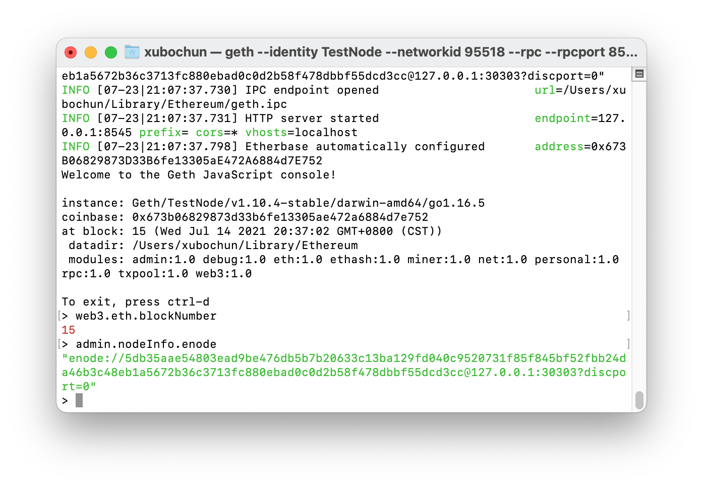 Fig. 1. nodeInfo.